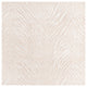 Unique Loom Meghan Finsbury Rug, Ivory Beige, 7'10"x7'10" Square