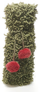 Green Shag Wine Bag