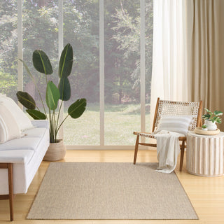 Nourison Courtyard 5' x 7' Jute Ivory Modern Rug