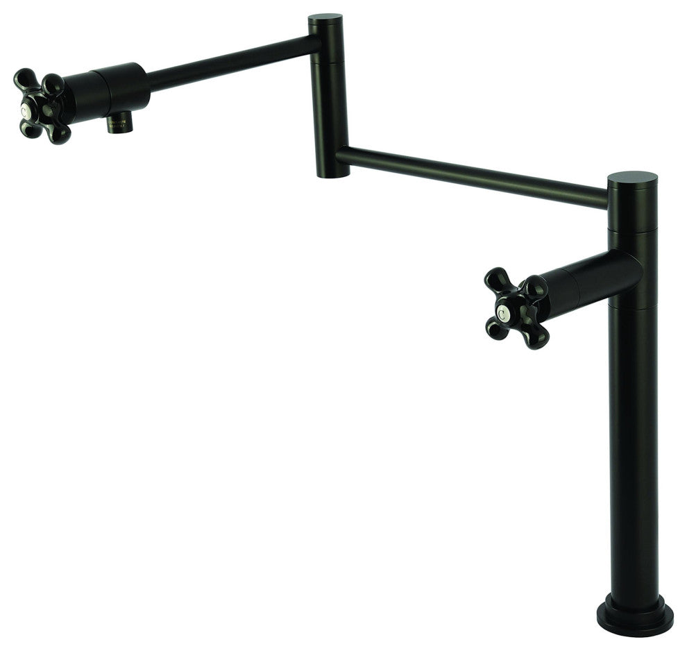 Kingston Brass KS470.PKX Duchess 3 GPM 1 Hole Pot Filler - Matte Black