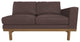 Cantor Right Arm Leather Sofa, Finish: Fawn, Leather: Chia