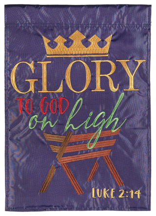 Glory To God Flag, Polyester, Garden