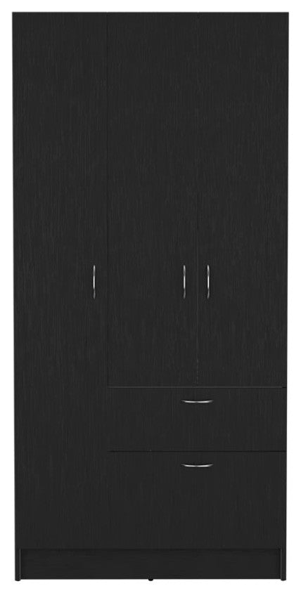 Armoire Cobra, Bedroom, Black / White