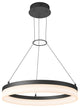 Artika Optical Ring LED Pendant Ceiling Light, Black - Multiple CCT