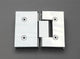 78"x42" Frameless Shower Door, Glass Hinge, Polished Chrome