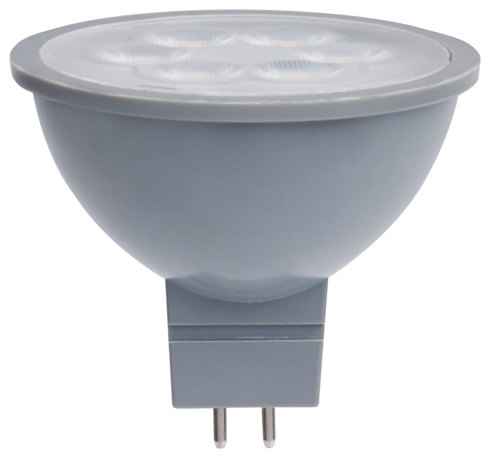4.5W MR16 LED, Silver Finish, 2700K, GU5.3 Base, 360 Lumens, 12V