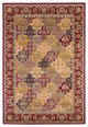 10'X13' Red Machine Woven Traditional Quatrefoil Indoor Area Rug