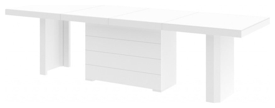 Kolos Extendable Dining Table, White