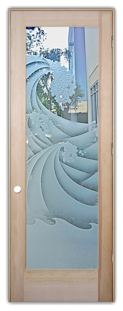 Interior Prehung Door or Interior Slab Door - High Seas - Douglas Fir (stain...
