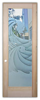 Interior Prehung Door or Interior Slab Door - High Seas - Douglas Fir (stain...