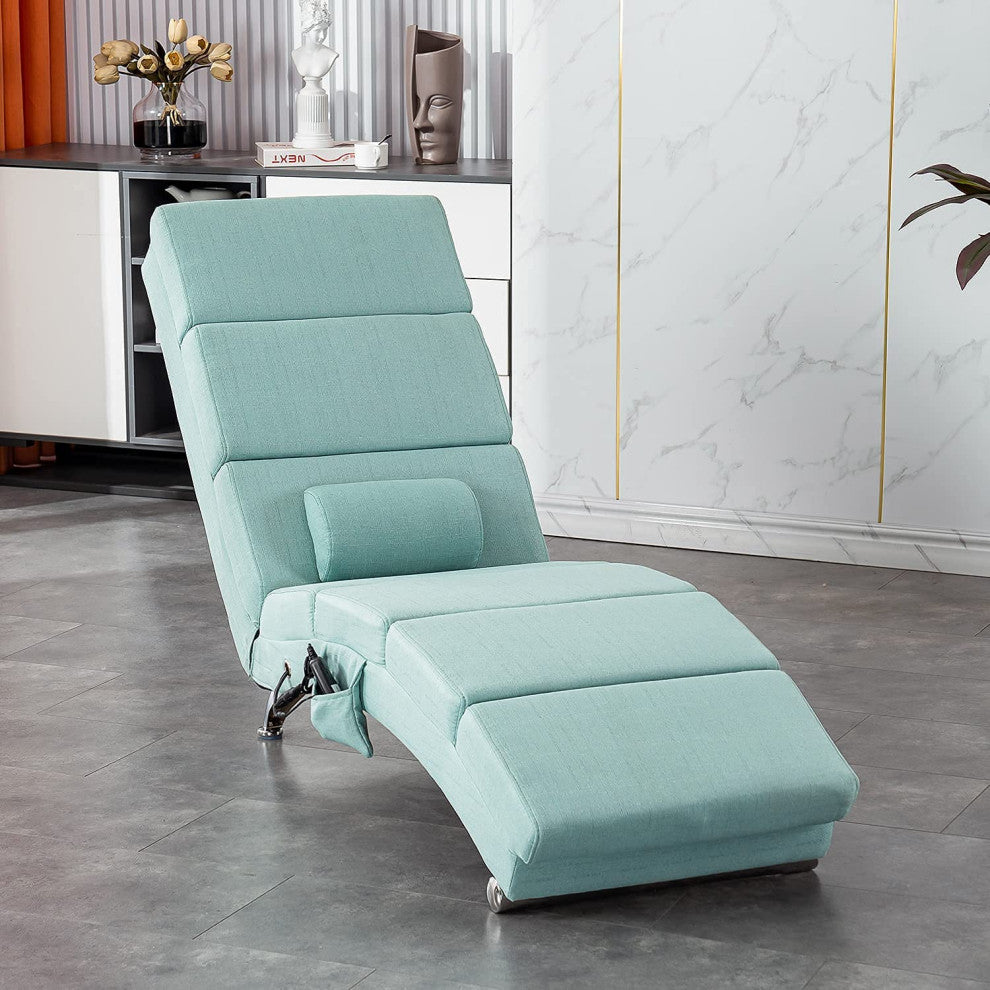 Electric Recliner Heated Massage Chaise Lounge Chair