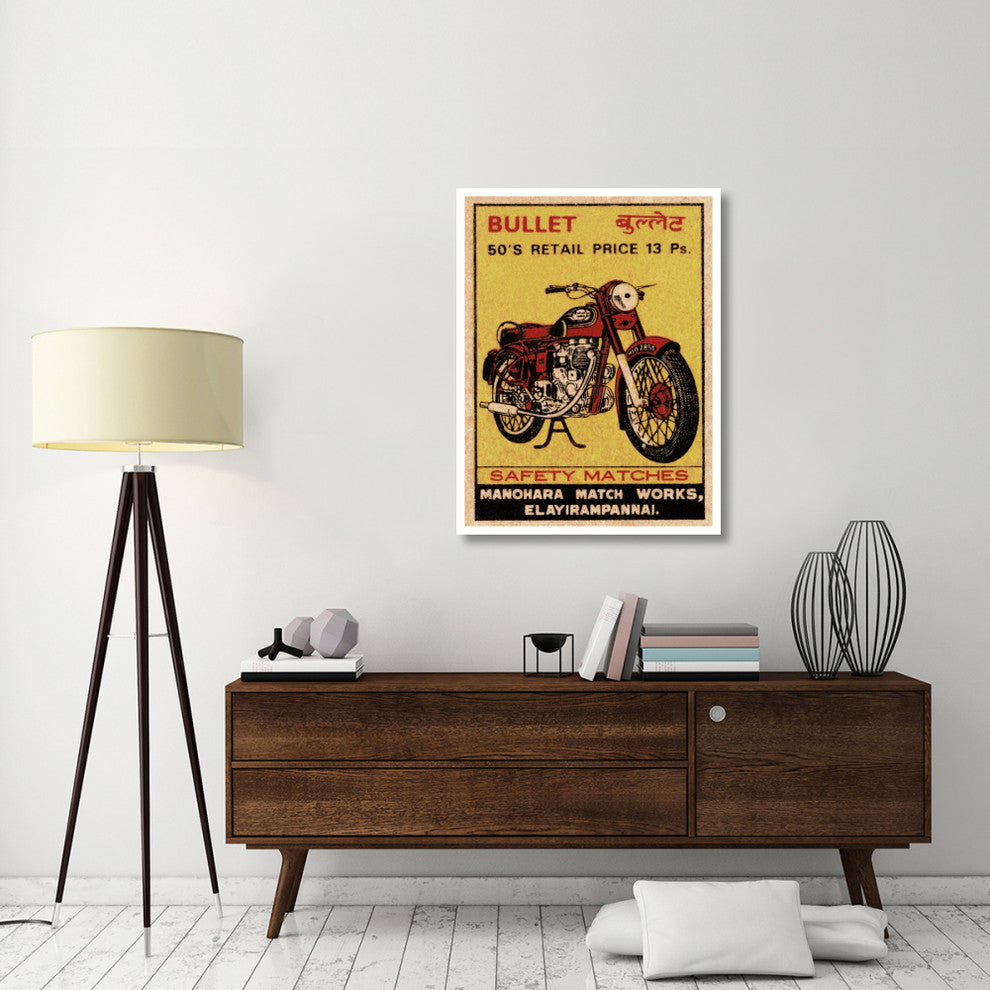 "Bullet Safety Matches" Digital Paper Print by Phillumenart, 32"x42"