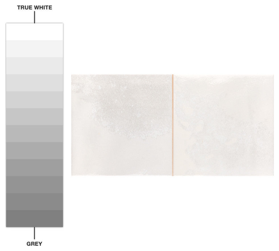 Kings Luxe Tradition Square White Ceramic Wall Tile