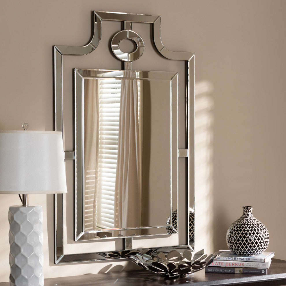 Axelle Silver Pagoda Wall Accent Mirror