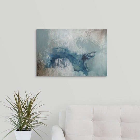 "Seafoam Rising" Canvas Art, 24"x16"x1.25"