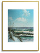 Rosie Brown Beach Dunes Metal Framed Art Print