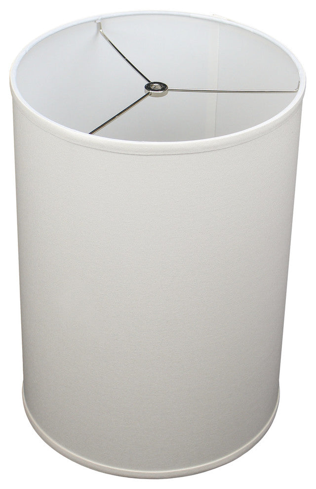 Fenchel Shades, 12"x12"x17" Spider Attachment Drum Lamp Shade, Linen