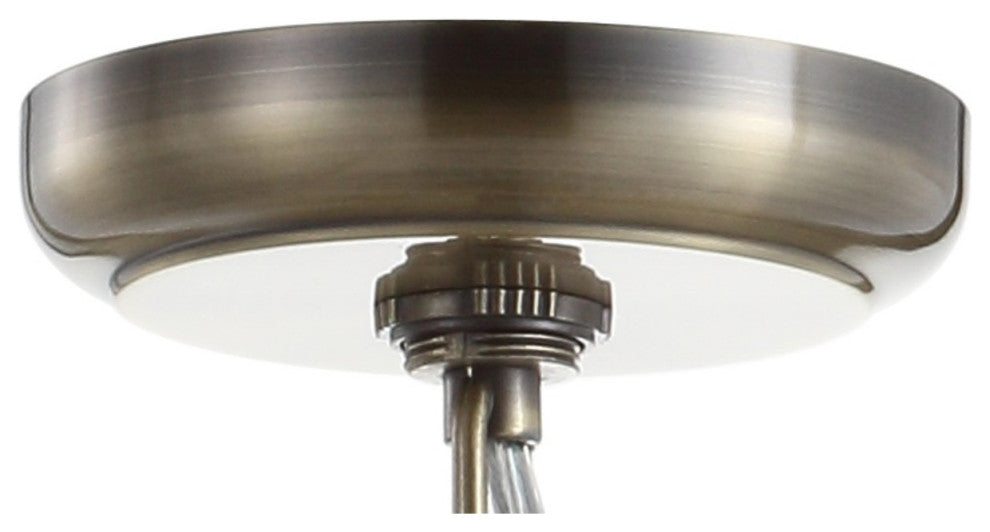 Regina Crystal, Metal Empire LED Chandelier, 12"