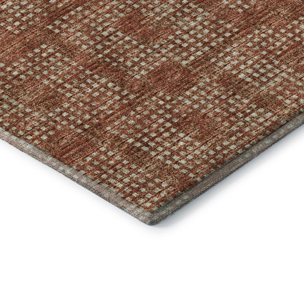Premium Machine Washable Mayfield AMF33 Paprika 8' x 10' Rug