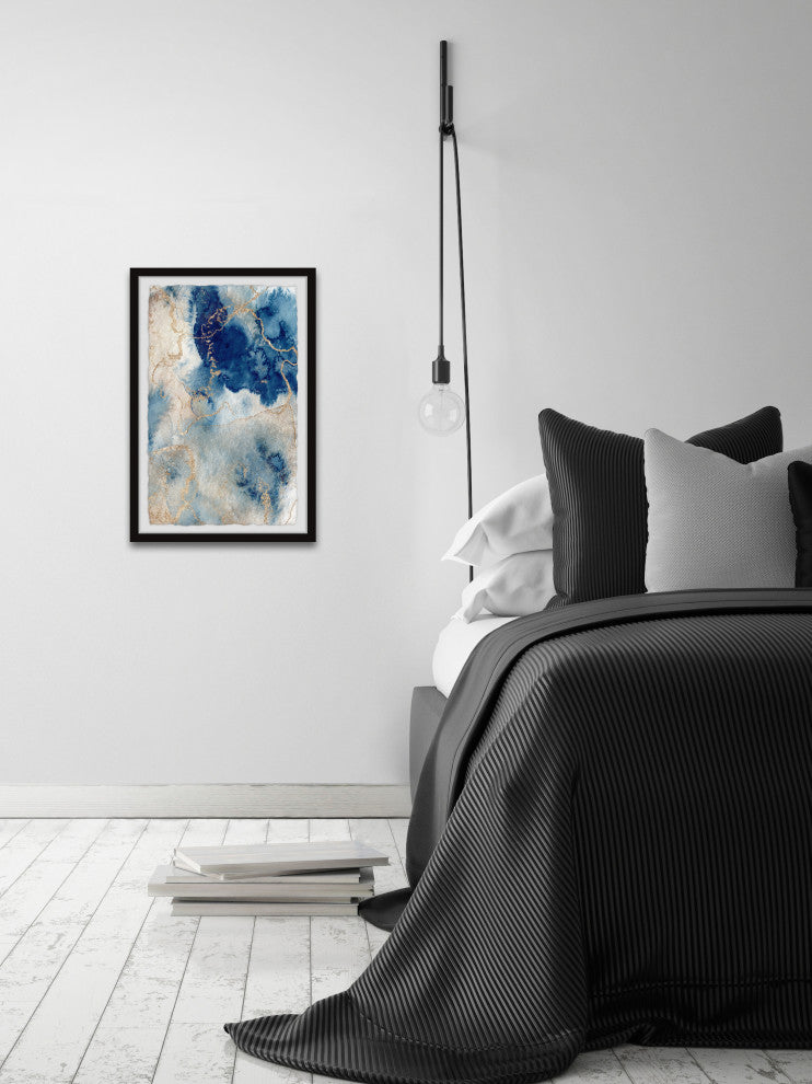 "Lights From Above" Framed Painting Print, 12x18