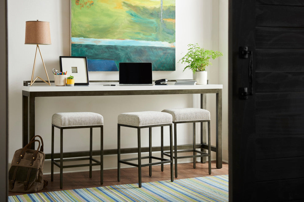 Curated Essence Console Table With Stools