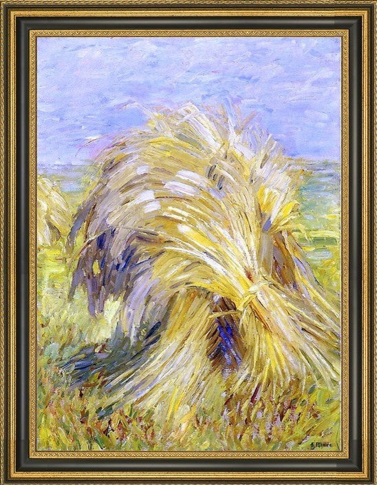 Franz Marc Sheaf of Grain Framed Premium Canvas Print, 18"x24"