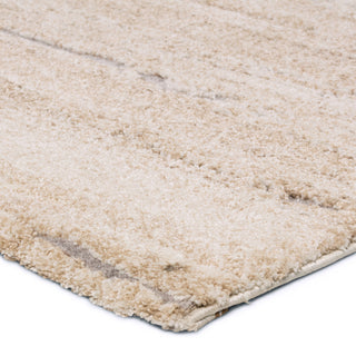Vibe by Caramon Abstract Tan/ Cream Area Rug 9'3"X13'