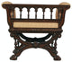 Double Griffin Colonnade Bench