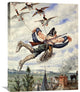 "Illustrations For The Adventures of Baron Munchausen" Artwork, 23" x 30"