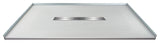 Transolid 48-in L x 35.5-in W Zero Threshold Center Drain Shower Base, Grey