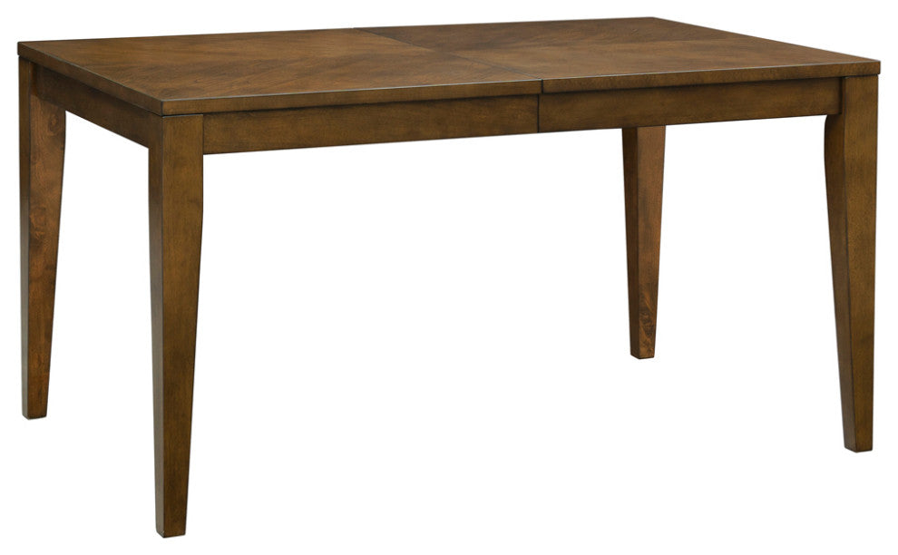 INK+IVY Cove Rectangle Extension Dining Table 6-8 Person, Pecan