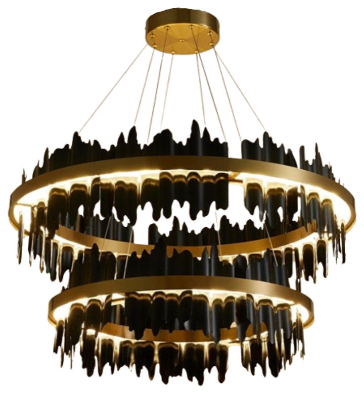 Nera 2-Tier Modern Ring Chandelier
