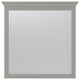 Framed Wall Mounted Bathroom Mirror, Gray;, 32" X 32"