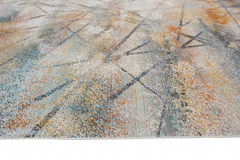 Noori Rug Low-Pile Webster Ivory/Rust Rug, 10'0"x14'0"