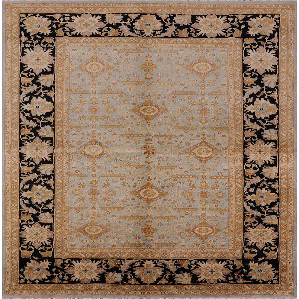 Ahgly Company Indoor Square Mid-Century Modern Area Rugs, 4' Square
