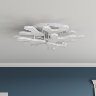 Creative Multi Branch Shape LED Semi Flush Mount Close to Ceiling Light