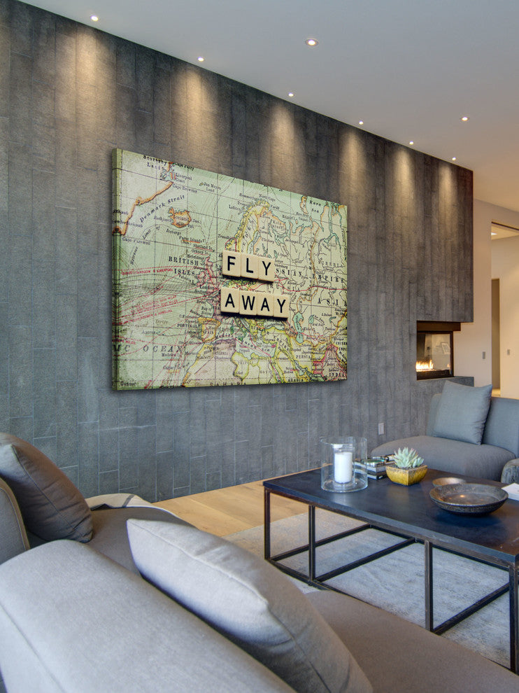 "Fly Away" Print on Canvas by Sylvia Cook