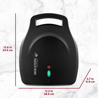 Arepa Maker - Non-Stick 6-Section Multi-Food Maker - Make Delicious Arepas, Matte Black