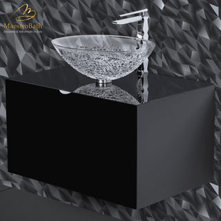 Dora Lacquered Vanity, Black, 30"