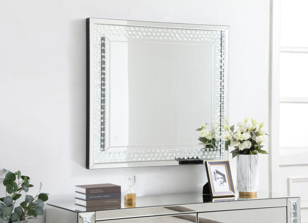 Rudy 36"x40" LED Crystal Mirror