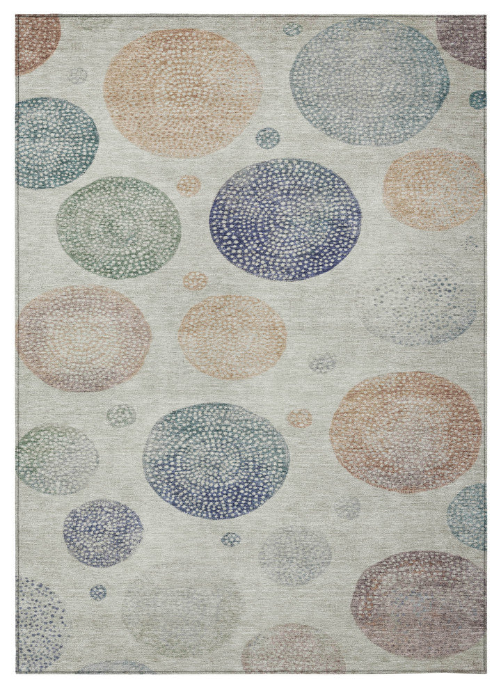 Machine Washable Indoor/Outdoor Chantille ACN1897 Beige 2'6" x 3'10" Rug