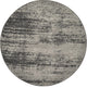 Rug Unique Loom Del Mar Dark Gray Round 3' 3 x 3' 3