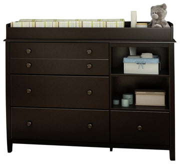 South Shore Little Smileys Changing Table, Espresso
