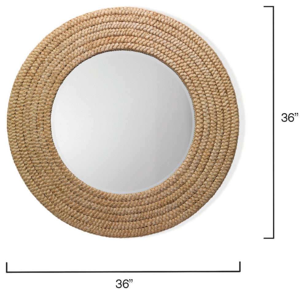 Meadow Mirror, Natural Seagrass