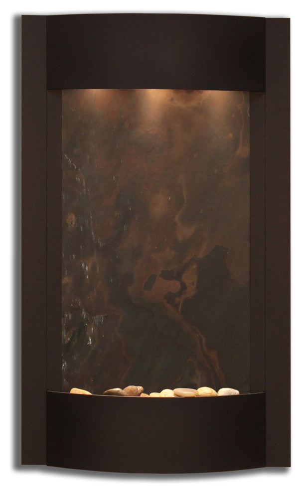Serene Waters by Adagio Water Features, Multi-Color Featherstone, Textured Black