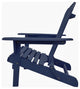 Oceanic Adirondack Chair, Navy Blue, Set of 4