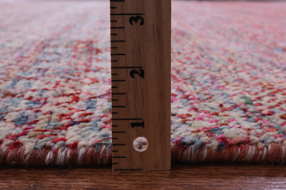 10' 2" X 13' 10" Savannah Grass Handmade Wool & Silk Rug - Q15427
