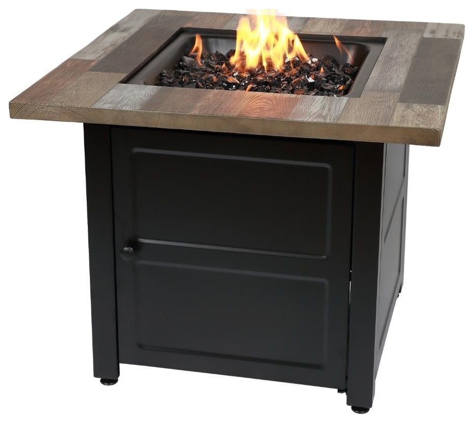 Endless Summer Cayden 30" Square LP Fire Pit Table