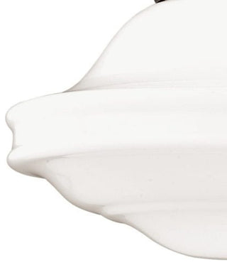 Huntley 12-in Pendant Milk Glass Oil Rubbed Bronze