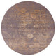 Ahgly Company Indoor Round Mid-Century Modern Area Rugs, 5' Round
